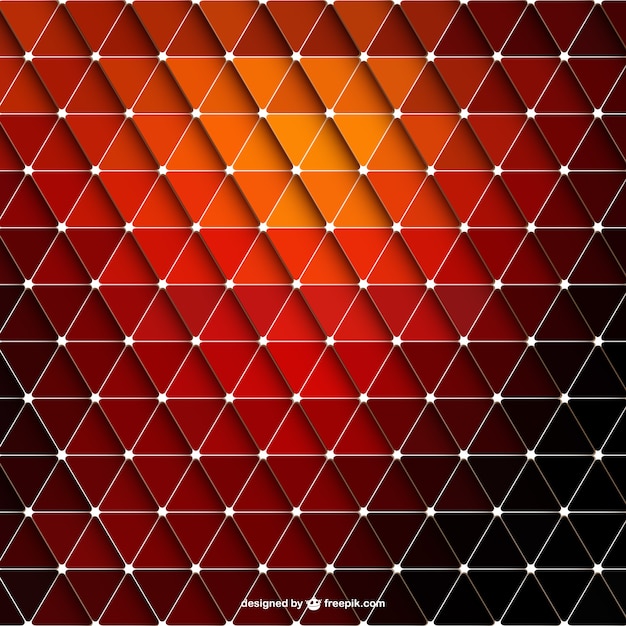 Abstract red triangle background