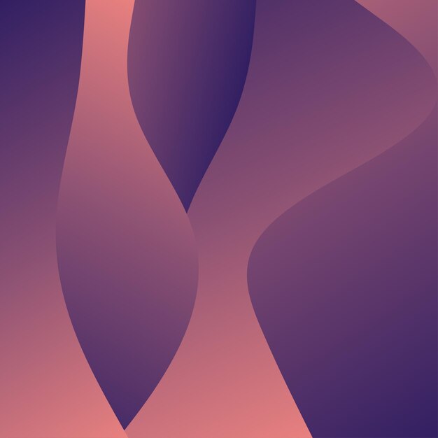 Abstract Red Waves background Dynamic shapes composition Vector illustration