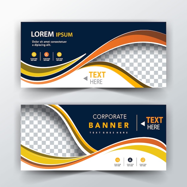 abstract swirl header template
