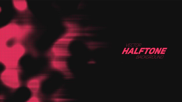 abstract vector torn red halftone background. scrathed dotted texture element.