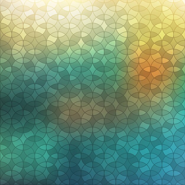 Abstrakt baggrund, geometrisk design, vektorillustration. Geometrisk tessellation af farvet overflade. Farvet glas-vinduesstil. Abstrakt farveudviskning.