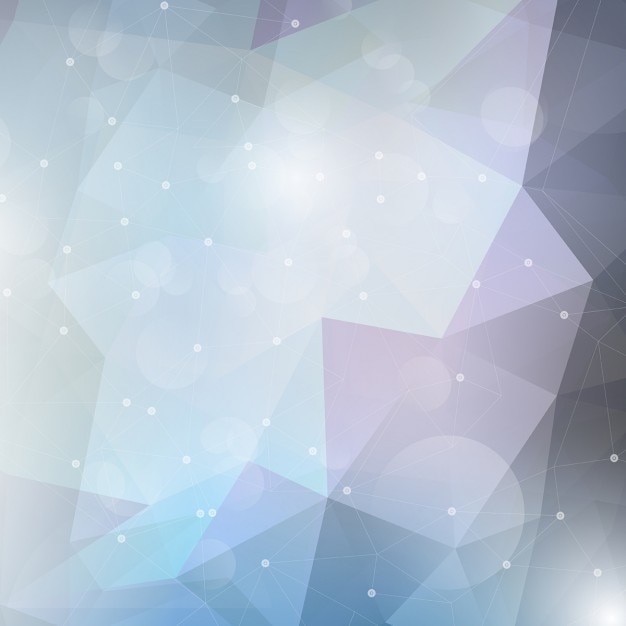 Abstrakt baggrund med et low poly design