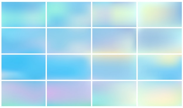 Abstrakt gradient rektangel sæt