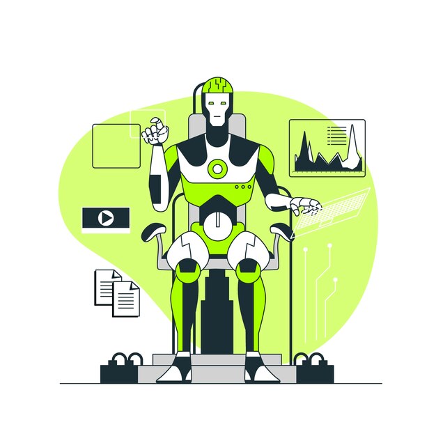 Artificial intelligence concept illustration