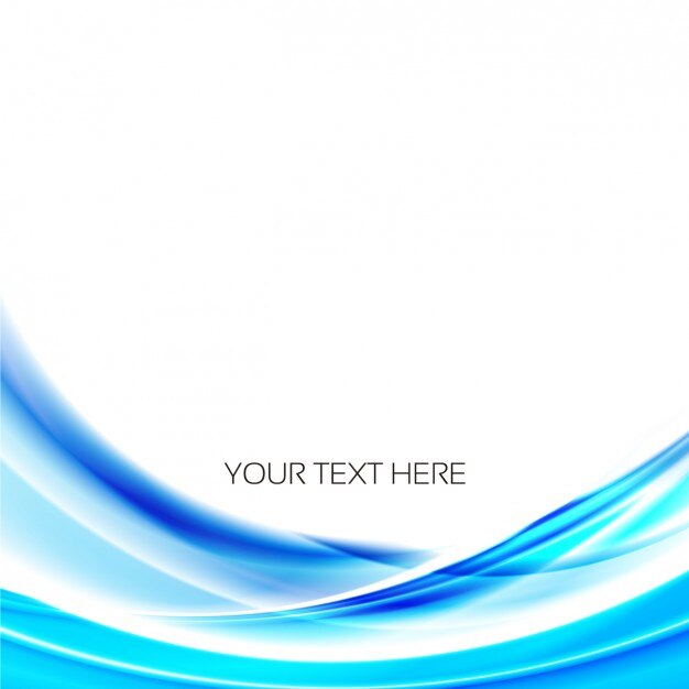 Backdrop with blue waves