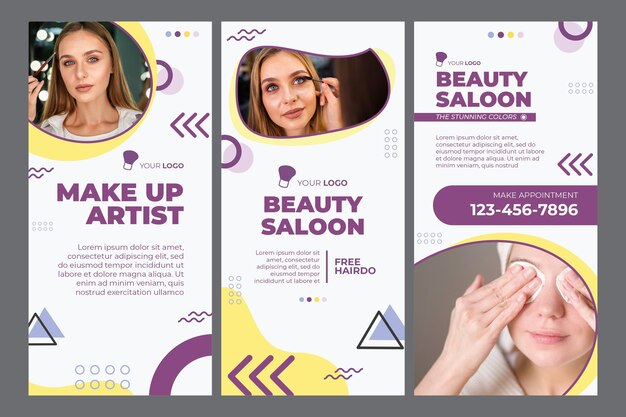 Beauty salon instagram stories