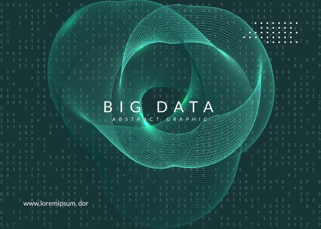 big data background technology for visualization artificial in