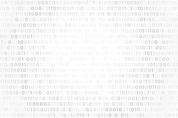 Binary code algorithm concept background for virtual learning