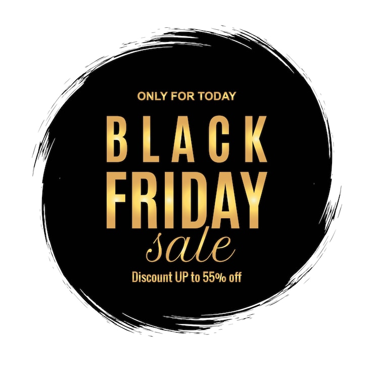 Gratis Vektor black friday salgsfremme banner