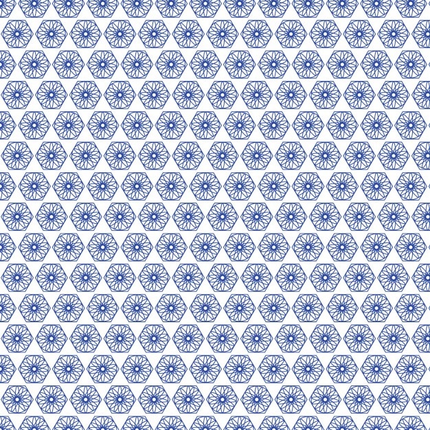 blue abstract shapes pattern design