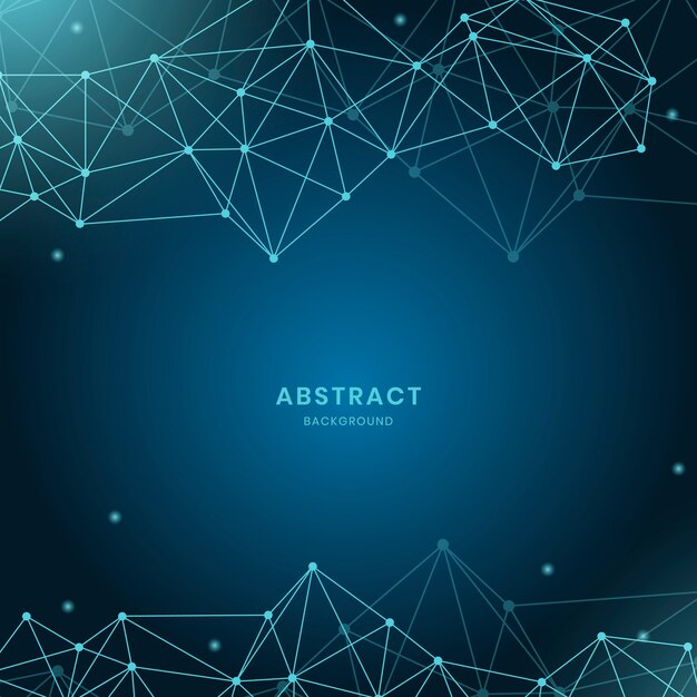 blue neural network illustration