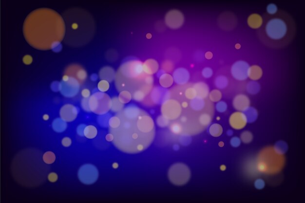 bokeh background concept