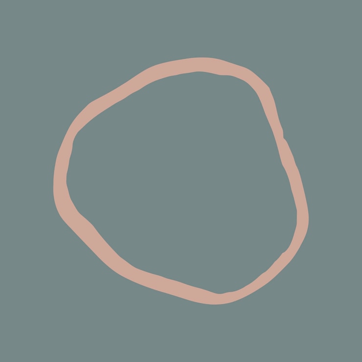 Gratis Vektor brown circle badge vector