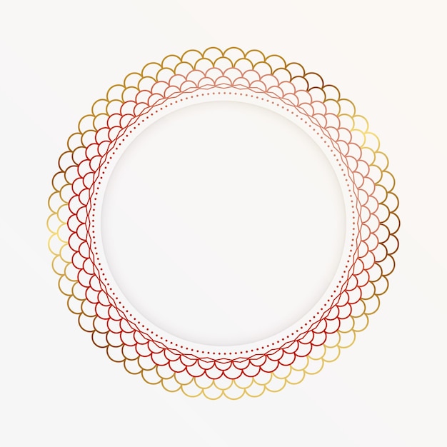 Classic ornamental lace frame background with image or text space