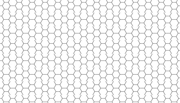 Clean geometric fence design banner for decoration