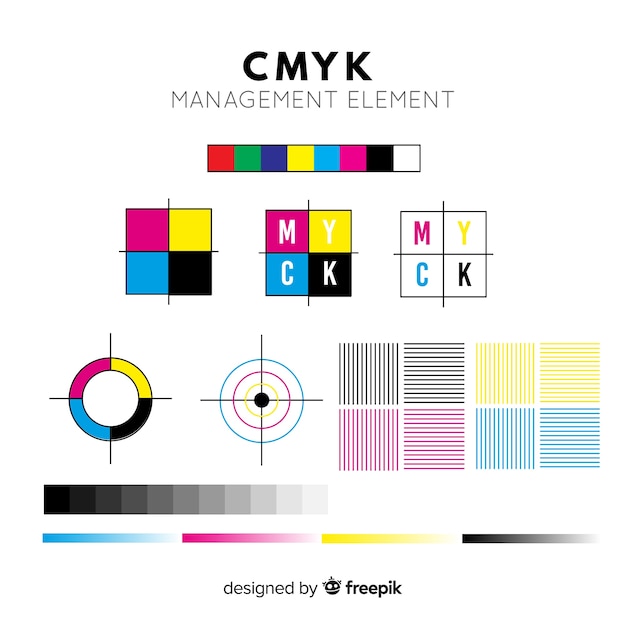 cmyk calibration element collection