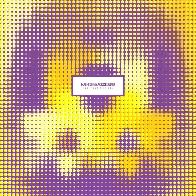 colorful halftone background