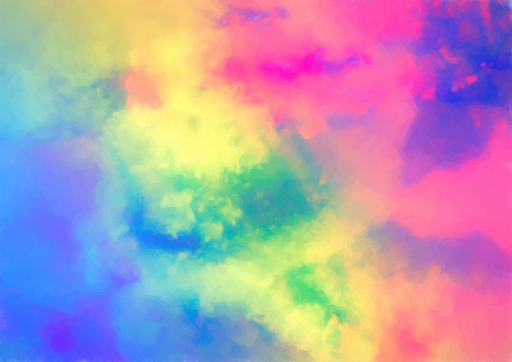 Gratis Vektor colourful watercolour texture
