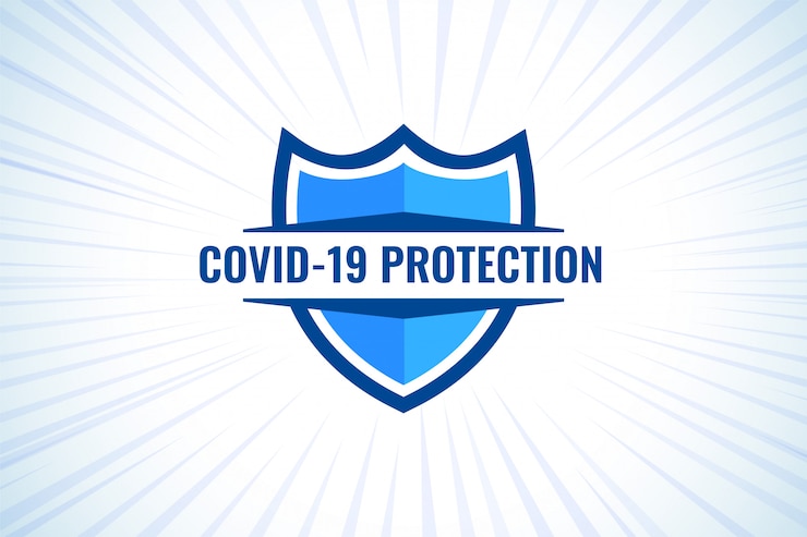 Gratis Vektor covid-19 coronavirus beskyttelsesskjold til medicinske formål