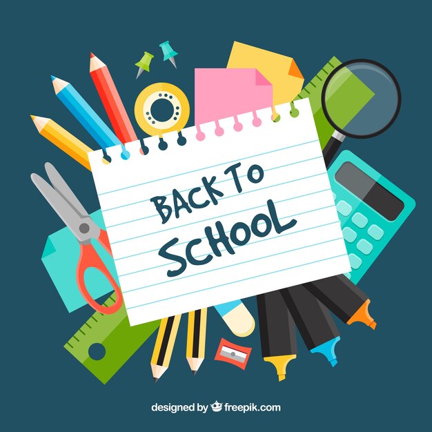 creative back to school illustration