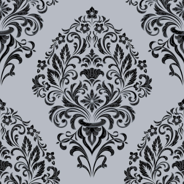 damask seamless pattern element