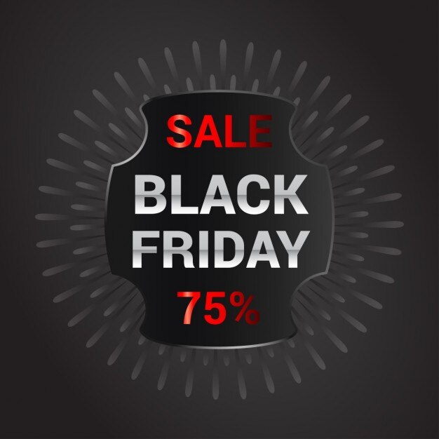Dark background, black friday