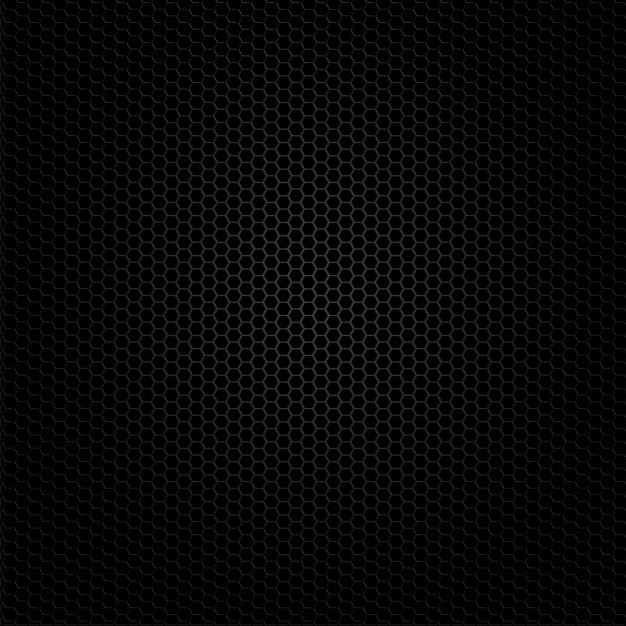 Gratis Vektor dark background of hexagonal shapes