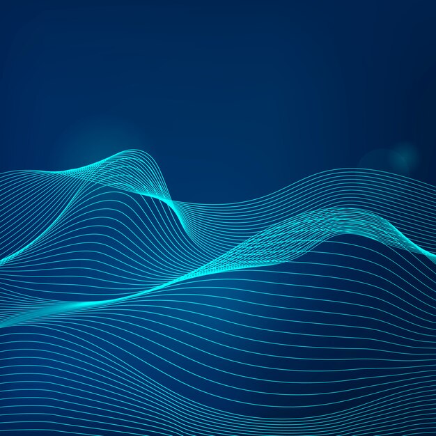 data visualization dynamic wave pattern vector