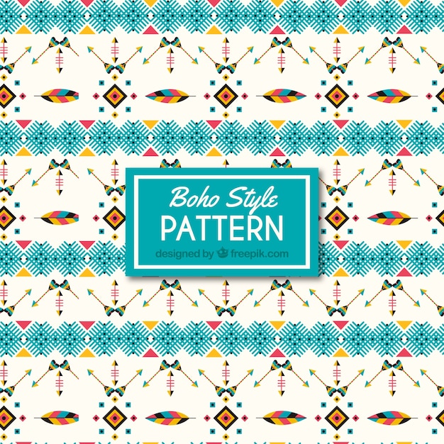 decorative pattern in boho style