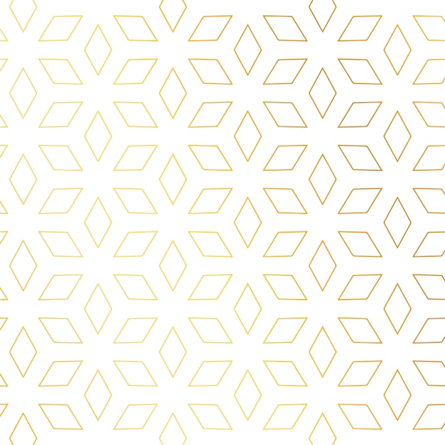 diamond shape golden pattern vector background