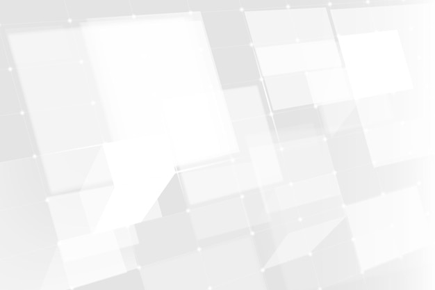 Digital gitter teknologi baggrundsvektor i hvid tone