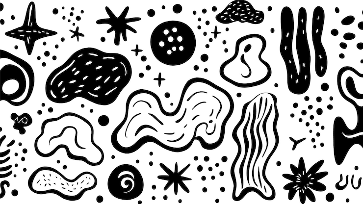 Gratis Vektor doodle seamless mønster