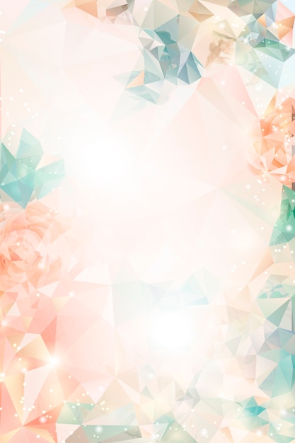 Dreamy floral background