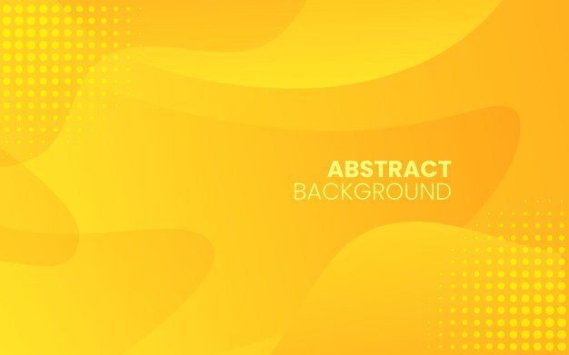 dynamic fluid abstract background orange color 3d style vector