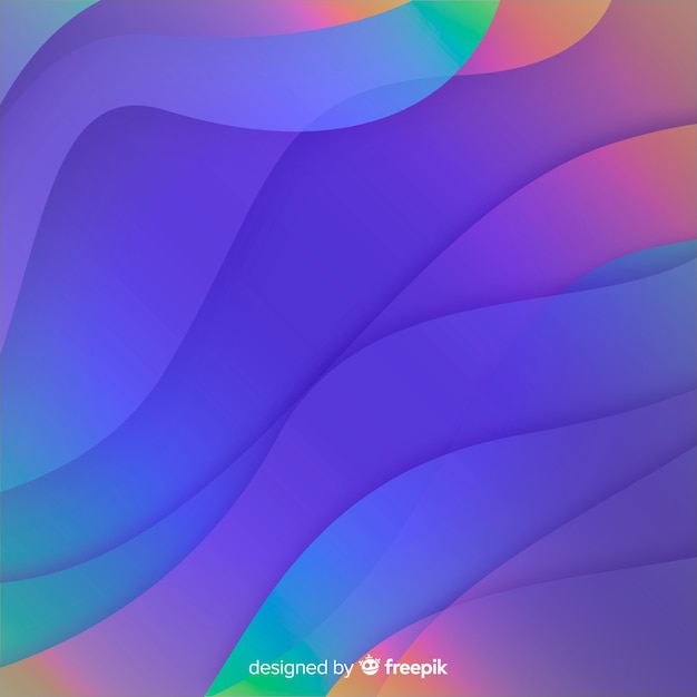 dynamic gradient shapes background