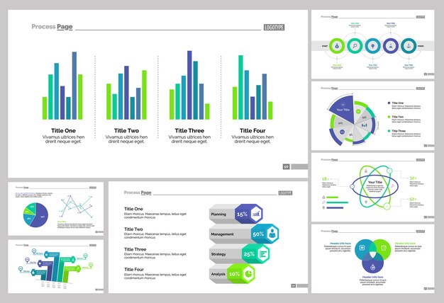 Eight Planning Slide Templates Set