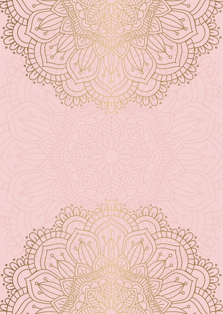 Gratis Vektor elegant background with decorative mandala design