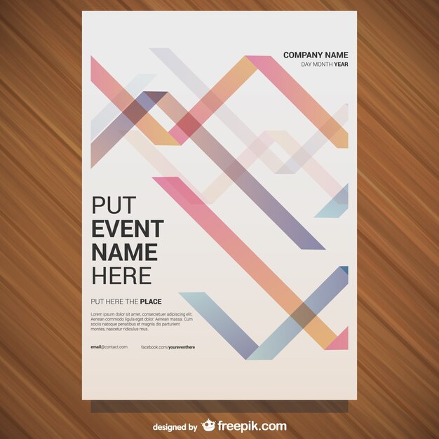 Event poster template