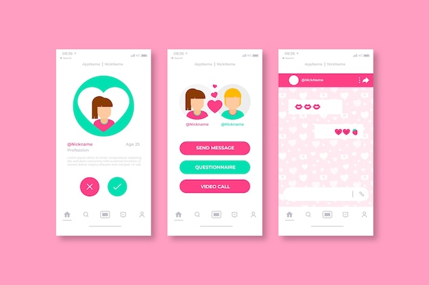 find your partner online dating app interface