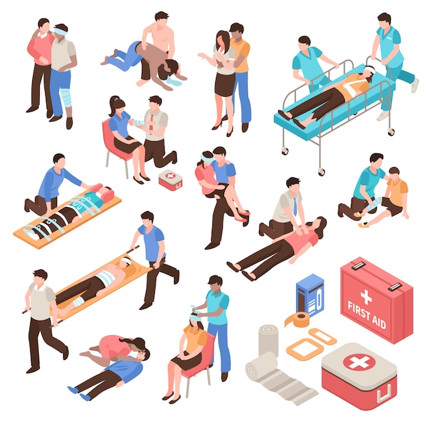 first aid isometric set