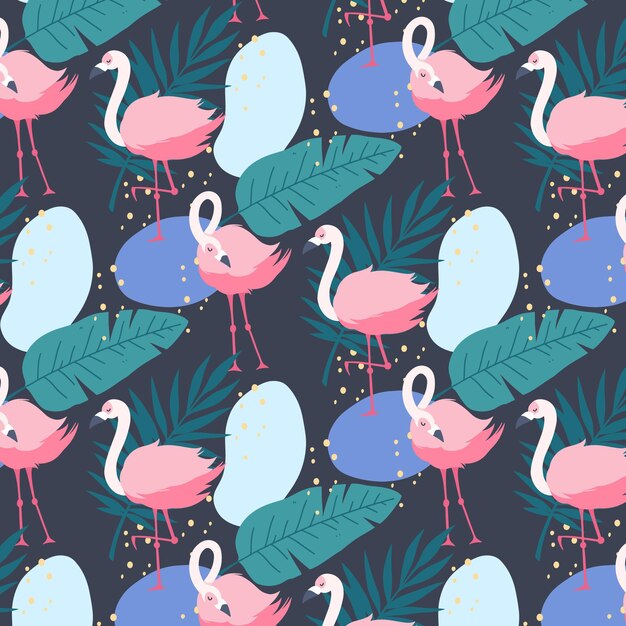 flamingo pattern concept