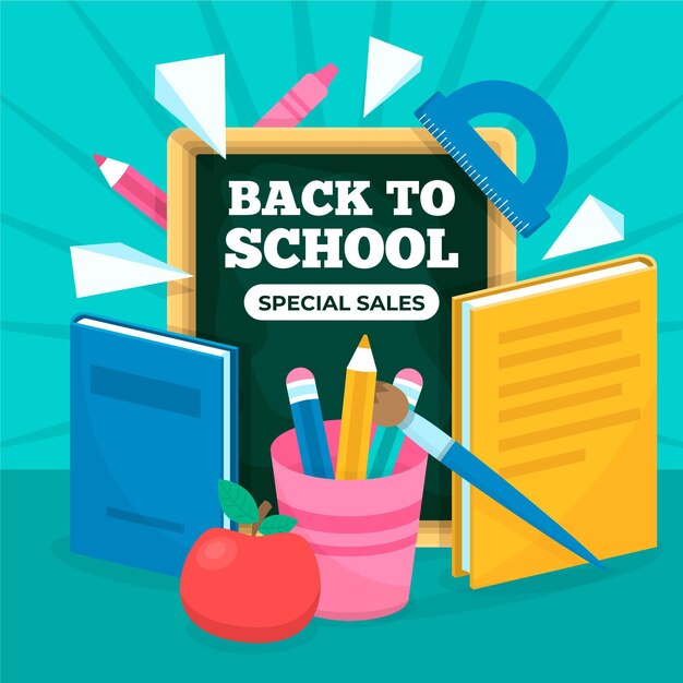 flat back to school sales