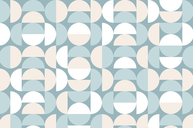 flat design color blocking pattern illustration