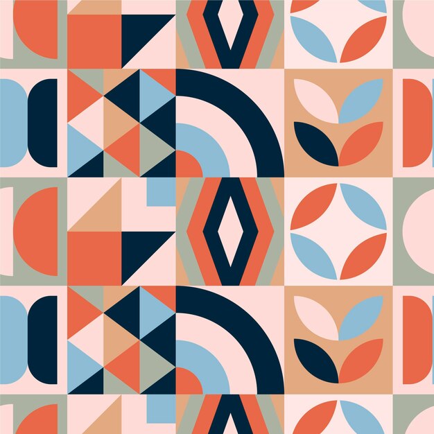 flat design scandinavian design pattern
