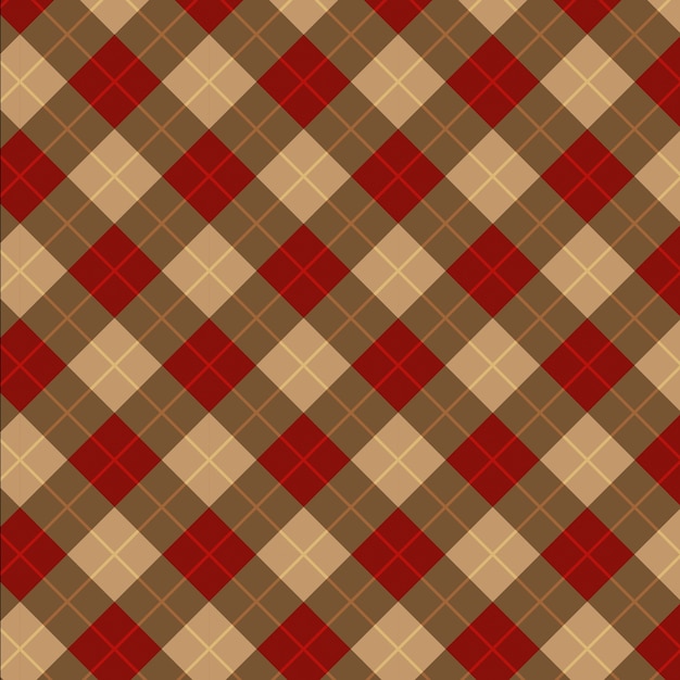 flat design sweater-like argyle pattern