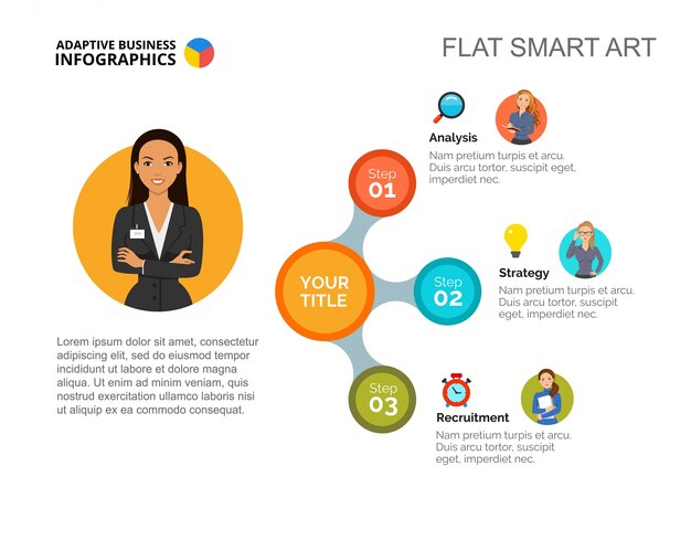 flow chart slide template