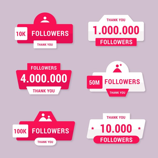 Followers label set