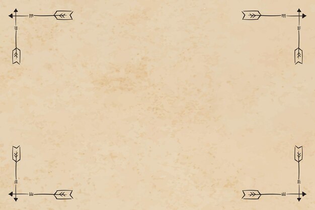 Frame border bohemian arrow ornament