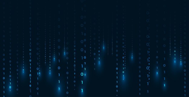 futuristic binary code cyberspace wallpaper for web data network