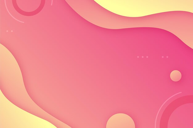 Gradient abstract background with different shapes